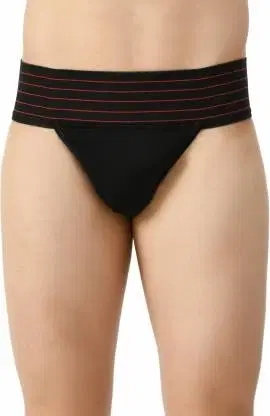 Athletic Supporter For Gym Fitness Running Daily Exercise For Men Boys Red, Black (Size-XL, Pack of 1)