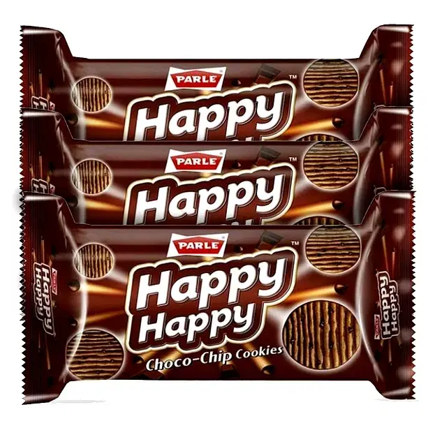 Parle Happy Happy Choco Chip Cookies 3X63 g (Set of 3)