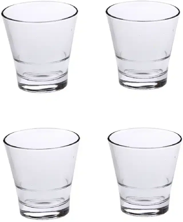 Liquor cum Cocktail Glasses, Transparent, 150 ml, Pack of 4