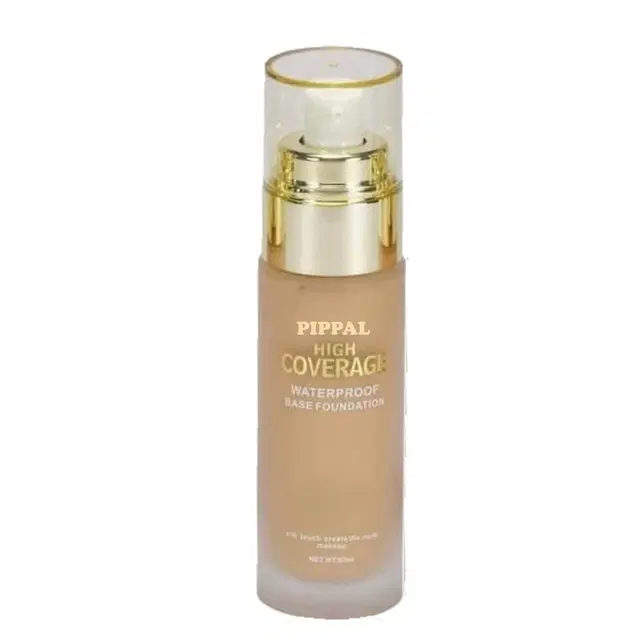 Pippal High Coverrage Waterproof Base Foundation, 60 ml