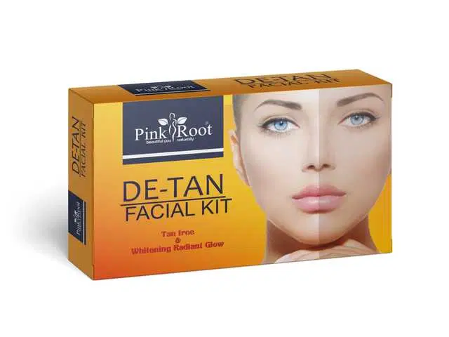 Pink Root De-Tan Facial Kit, Pack Of 1, 80 g, MI-220