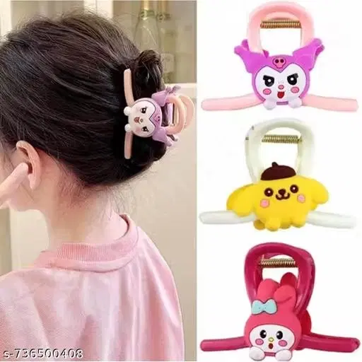 Hair Clips for Women (Multicolor, Pack of 4)