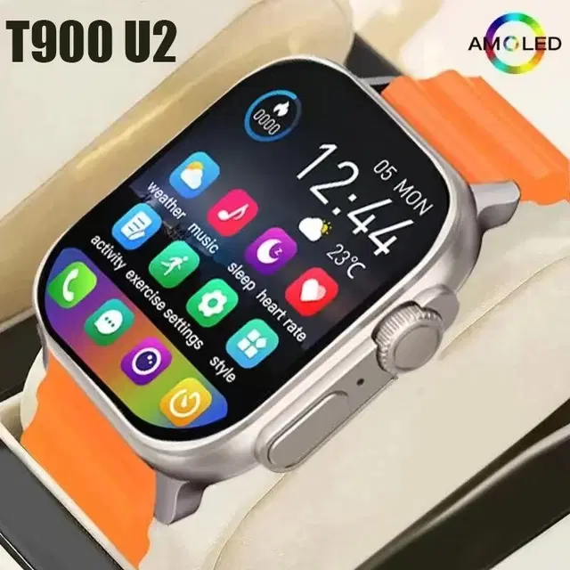 Silicone Strap S8 Ultra Smart Watch, Orange