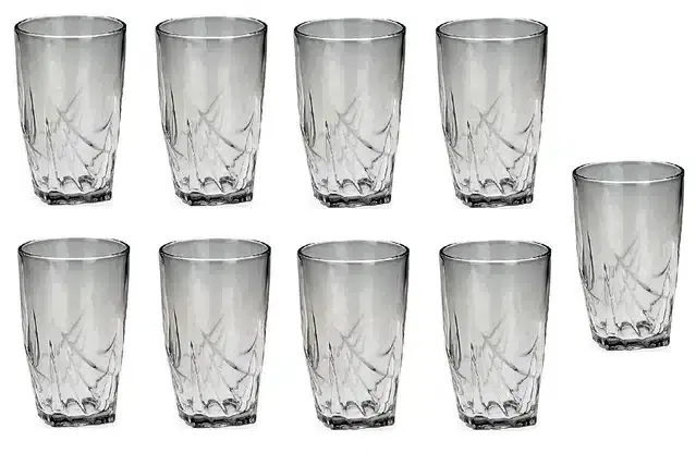 Liquor cum Cocktail Glasses, Transparent, 150 ml, Pack of 9