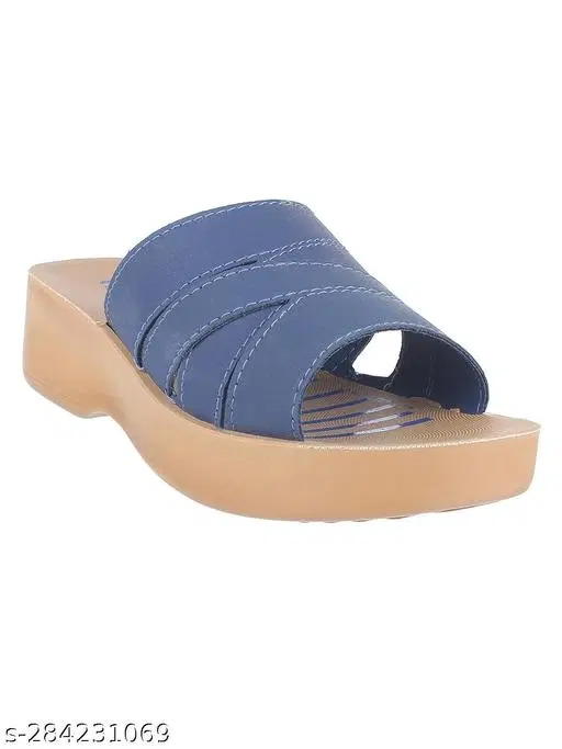 Inblu Slippers for Women (Blue, 2)