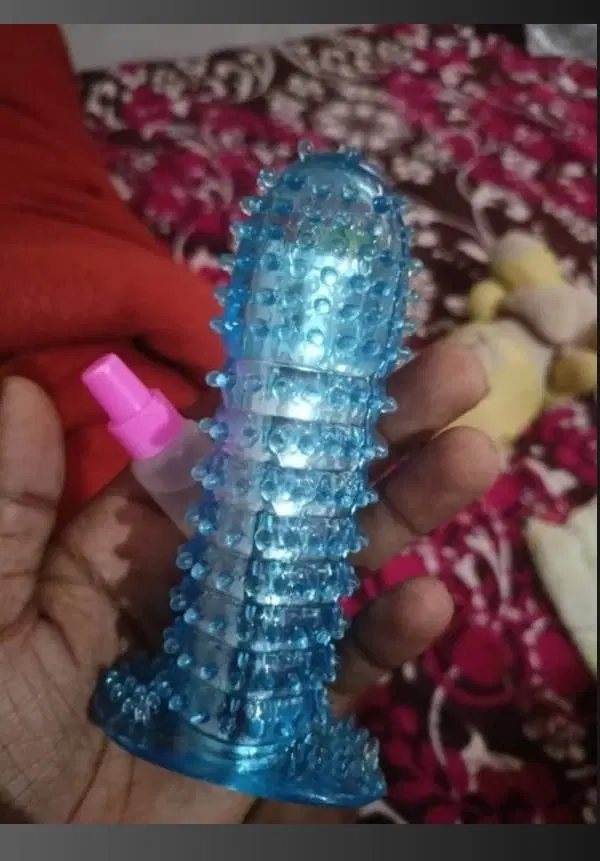 Rubber Extra Dotted Reusable Condom for Men, Multicolor, Pack of 1