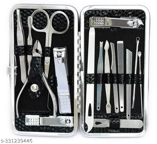 Stainless Steel Manicure & Pedicure Kit, Multicolor, Set of 1