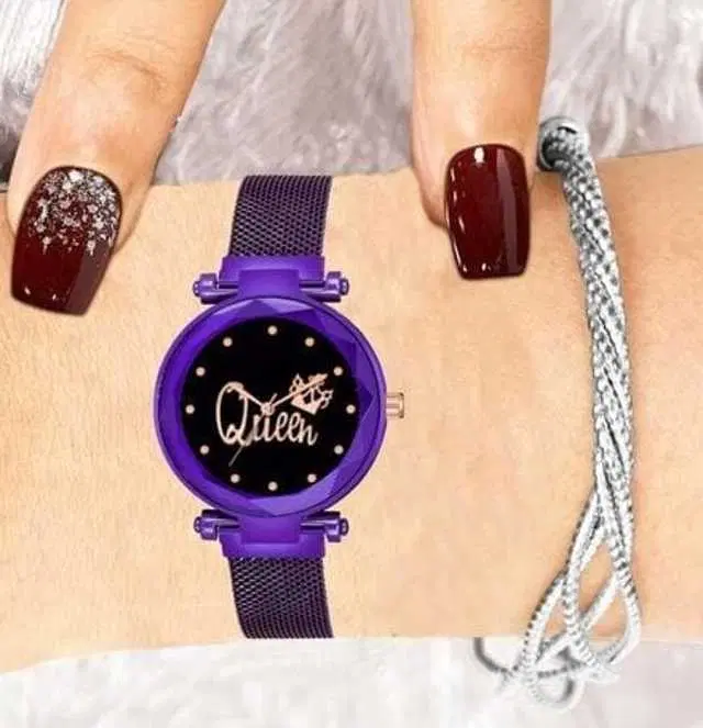 Analog Watch For Womens (Purple) (WS-157)