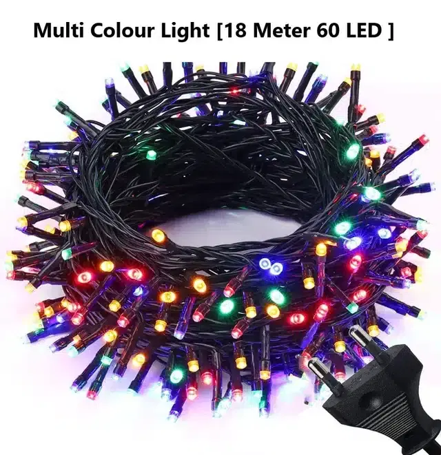 LED String Light, Multicolor, 40 m
