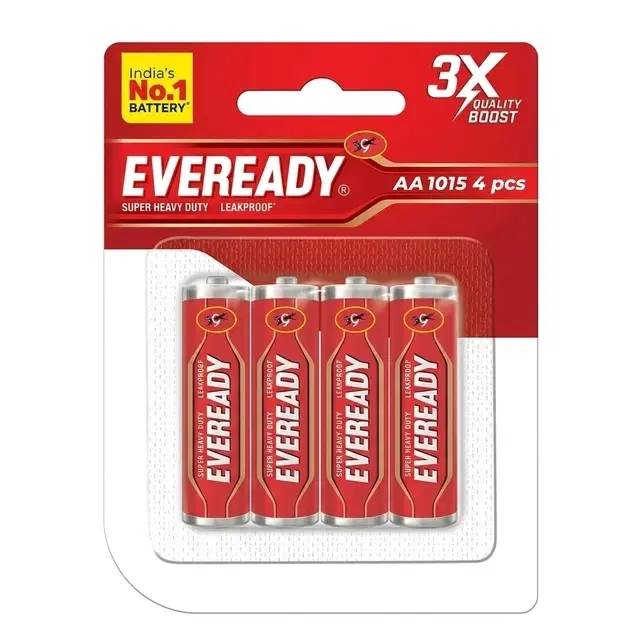 Eveready AA Carbon Zinc Battery - [Pack of 4]