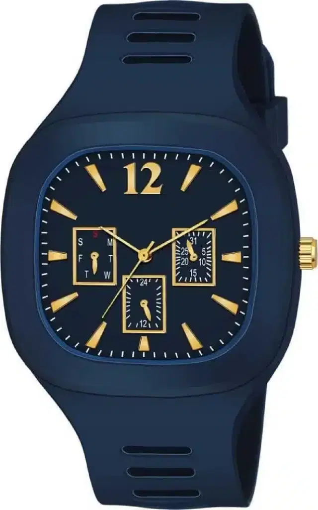 Analog Watch for Kids (Dark Blue)