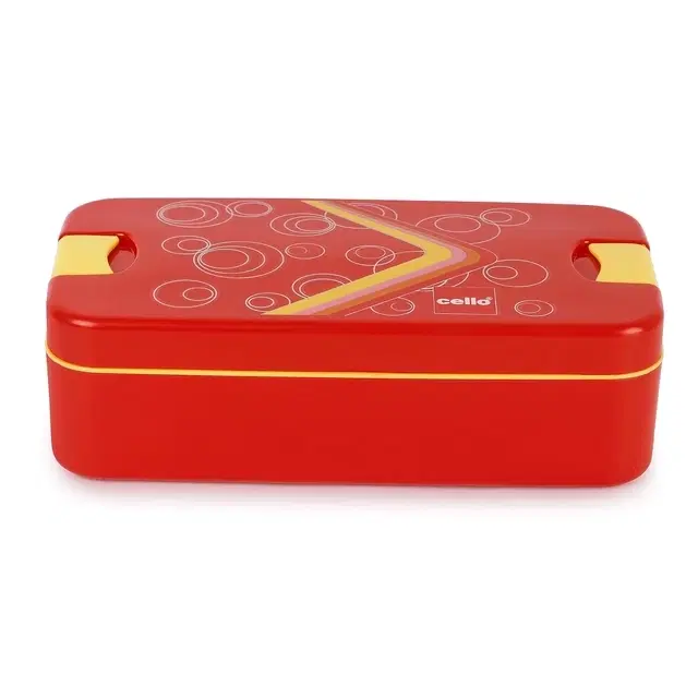 Cello Food Mate Lunch Box , Red | Leak-Resistant | Easy To Carry | For Office, School & Travel