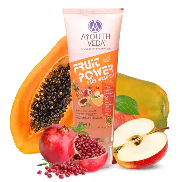 Ayouthveda Fruit Power Face Wash Gel 100 ml