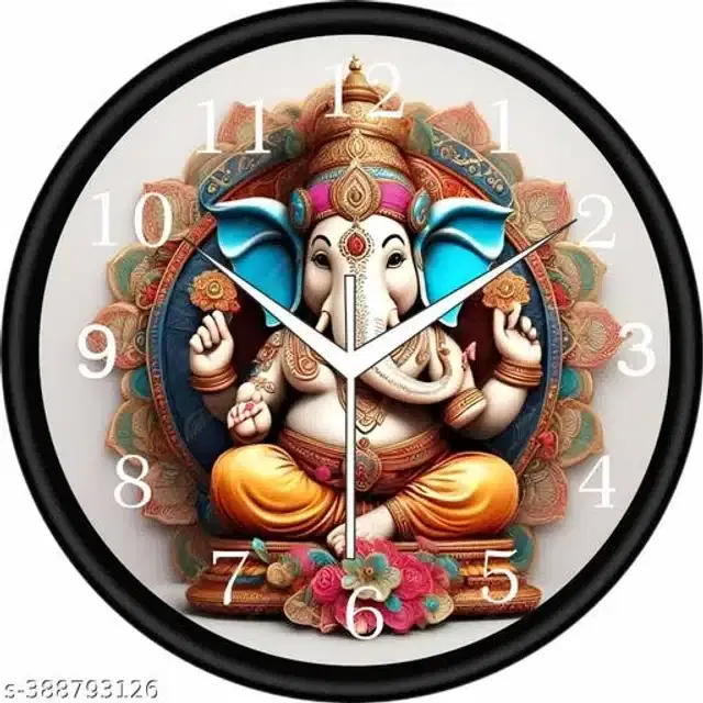 Analog Wall Clock for Home, Multicolor