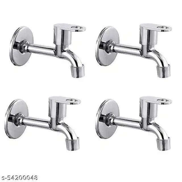 Bathroom Tap, Silver, Pack Of 4