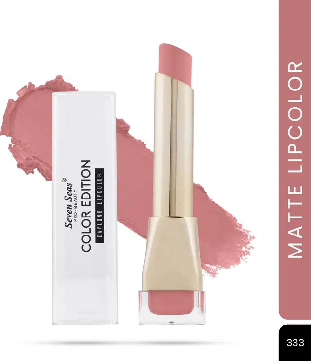 Seven Seas Lipstick for Women, Light Pink (3.5g)