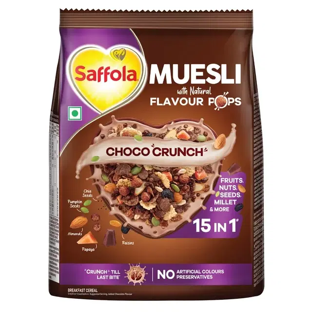 Saffola Muesli Choco Crunch 175 g