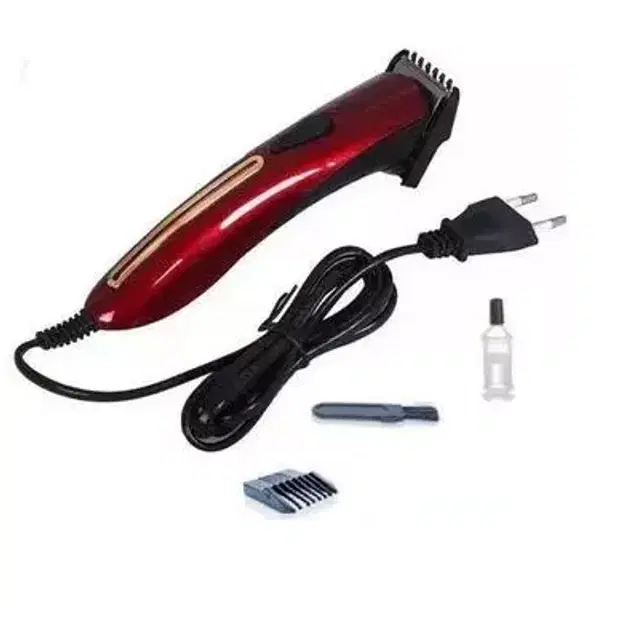Professional NHC-201B Rechargeable Trimmer for Men & Women, Red