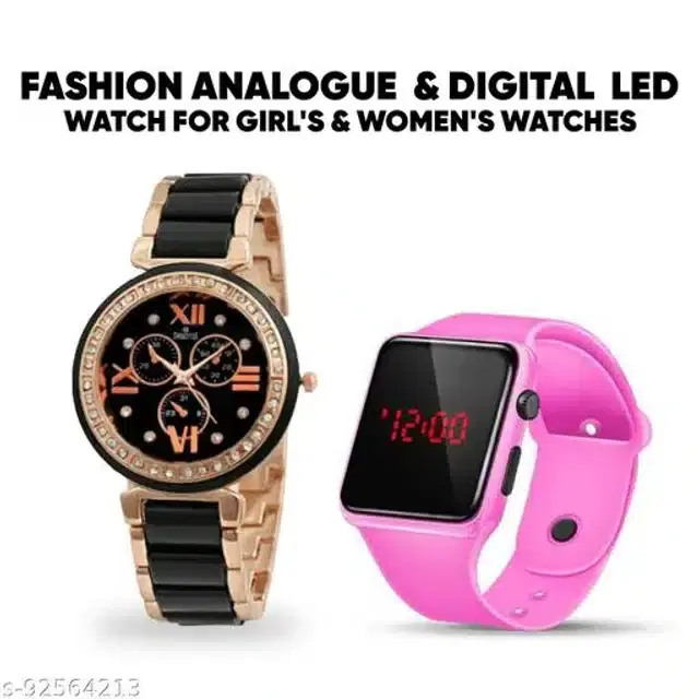 Analog Watch for Women (Multicolor)
