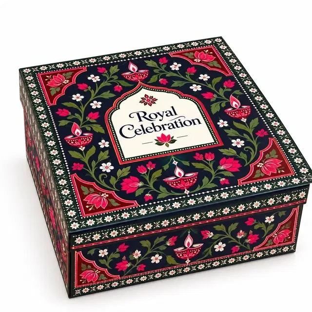 Royal Celebration Assorted Gift Box (Roasted Salted Cashew 75g, Roasted Salted Almond 75g, Salted Pistachio 75g, Raisins 100g)