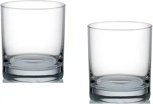 Liquor cum Cocktail Glasses, Transparent, 280 ml, Pack of 2