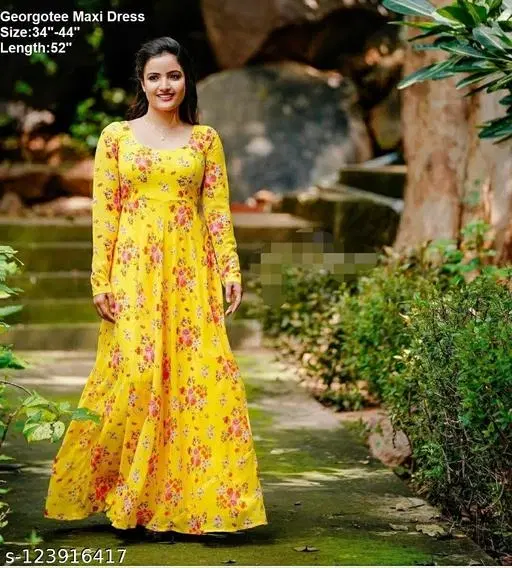 Printed Kurti for Women (Yellow, XS)