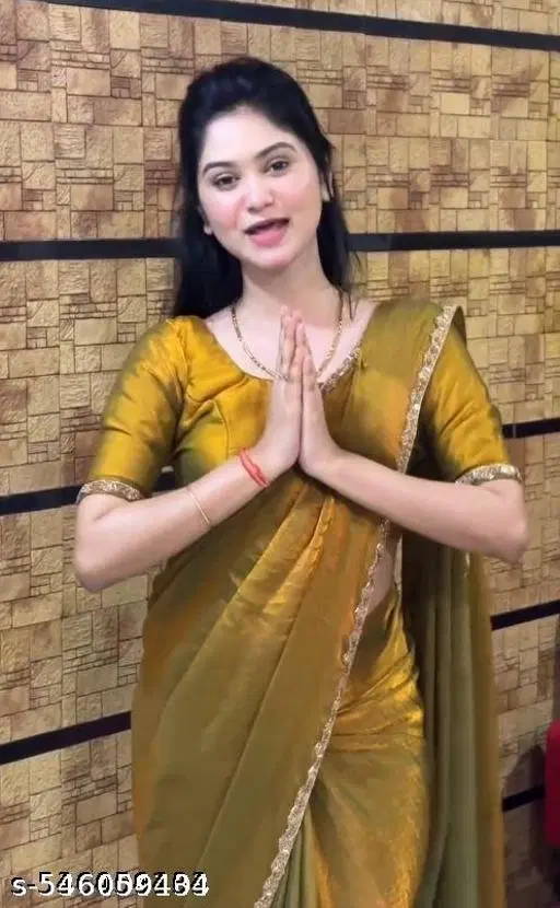 Jimmy Choo Woven Design Saree For Women, Brown