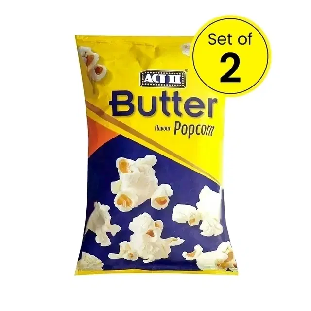Act II Popcon Butter Popcorn 2X50 g (Pack Of 2)