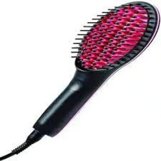 Hair Straightener Brush for Women, Black