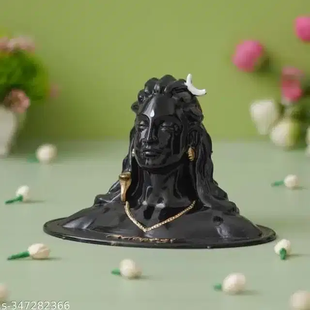 Resin Mahadev Idol, Black