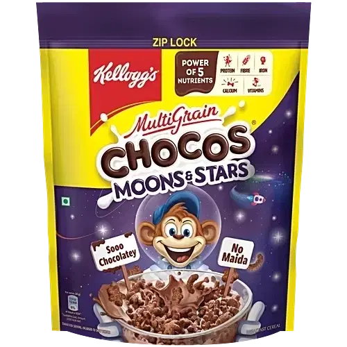 Kellogg'S Chocos Moon & Stars Corn Flakes (Pouch) 1.15 kg