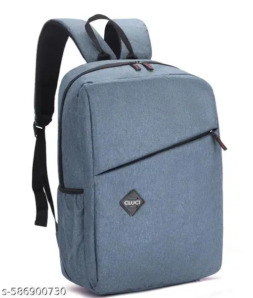 Canvas Backpack Bag, Blue