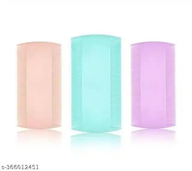 Lice Removal Comb, Multicolor, Pack of 3