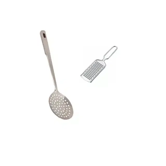 Stainless Steel Cheese Grater & Poni, Combo of 2