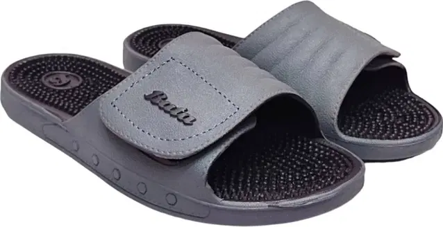 Bata Eva Slides for Men (Grey, 9 UK/India)