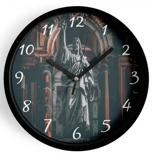 Analog Wall Clock, Multicolor, 7 inches