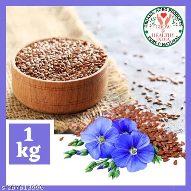 Organic Flax Seeds, 1000 g