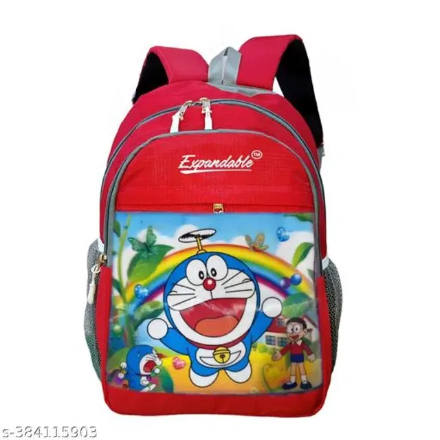 PU Backpacks for Kids, Red, 34 L