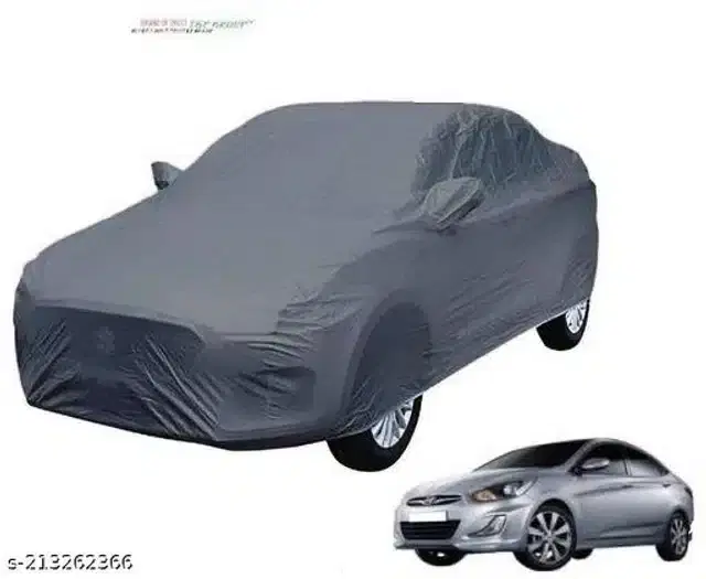 Taffeta Waterproof Car Cover for Hyundai Verna Transform, Multicolor