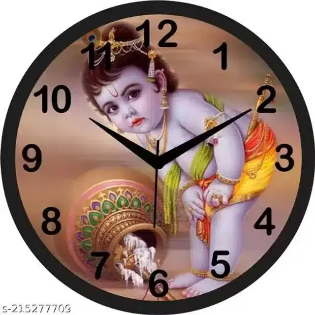 Wall Clock for Home, Multicolor, 10"