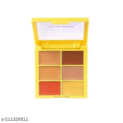 6 Color Concealer Palette, Multicolor, Pack of 1
