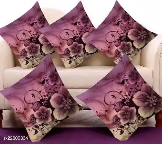 Cushion Cover for Home, Multicolor, 16x16 inches, Pack of 5