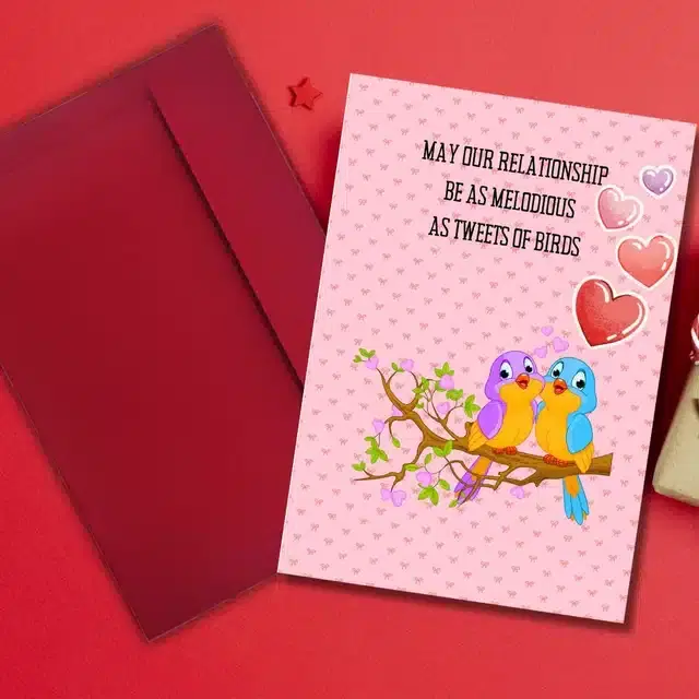 Valentine Day Greetings with Envelope, Multicolor