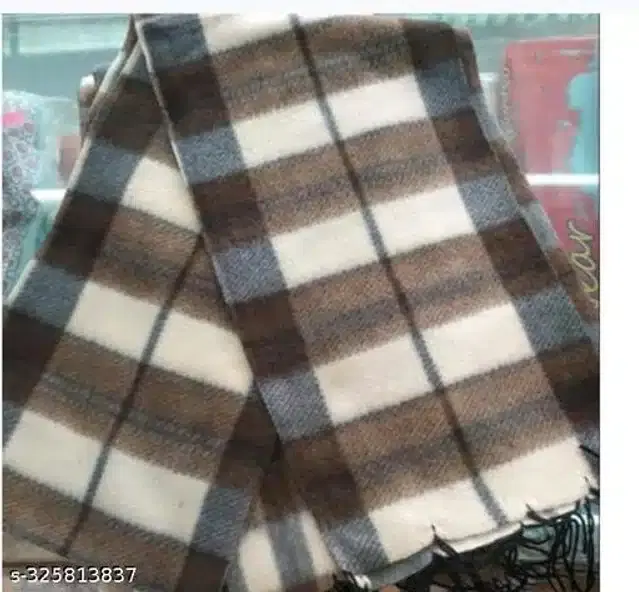 Cotton Mufflers for Unisex (Grey)