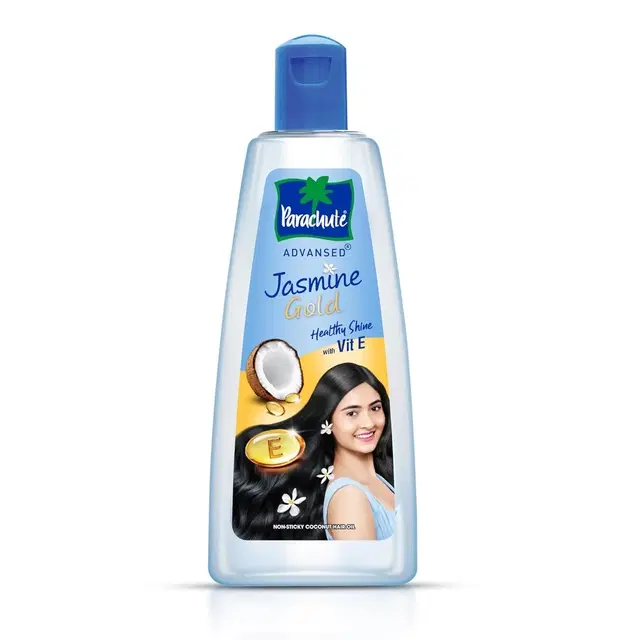 Parachute Advansed Jasmine Gold Coconut Non-Sticky Hair Oil, 500 ml