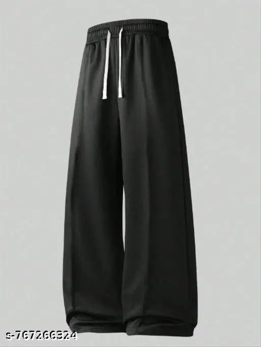 Terry Sports Pant for Men, Black (28)