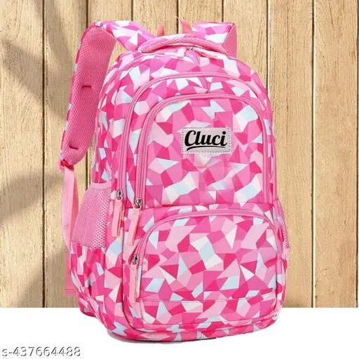 Canvas Backpack Bag, Pink