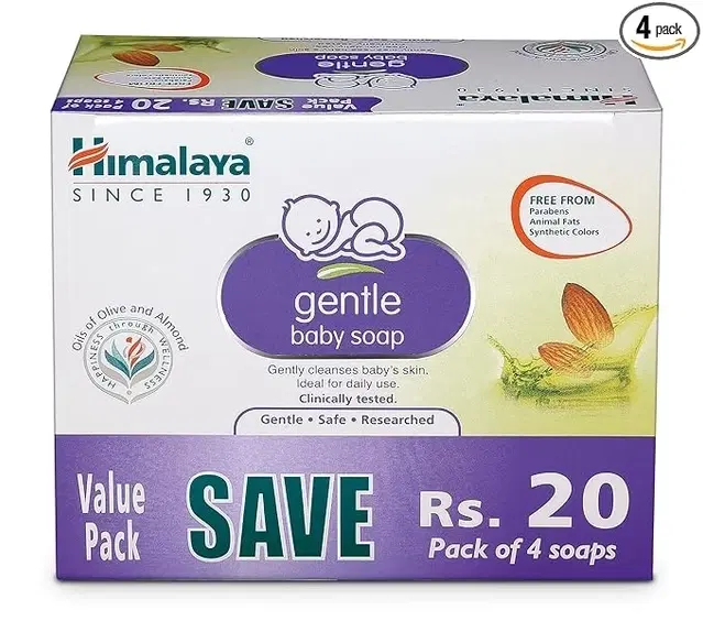 Himalaya Gentle Baby Soap, 4X75 g (Pack Of 4)