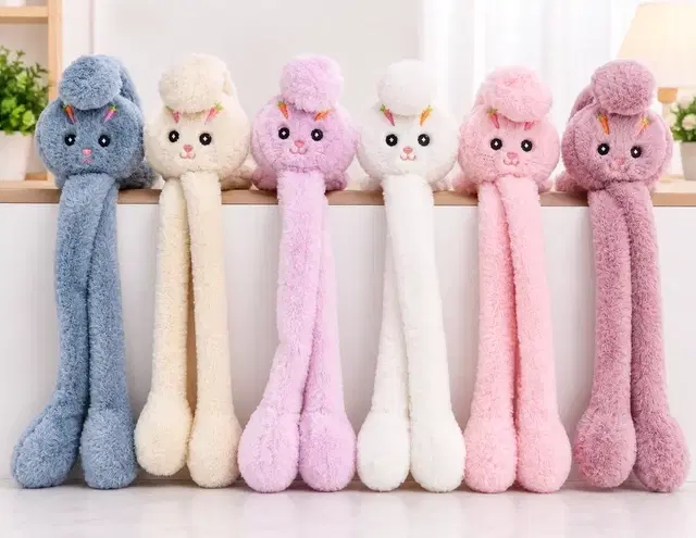 Fur Earmuffs for Girls (Assorted, Free Size)