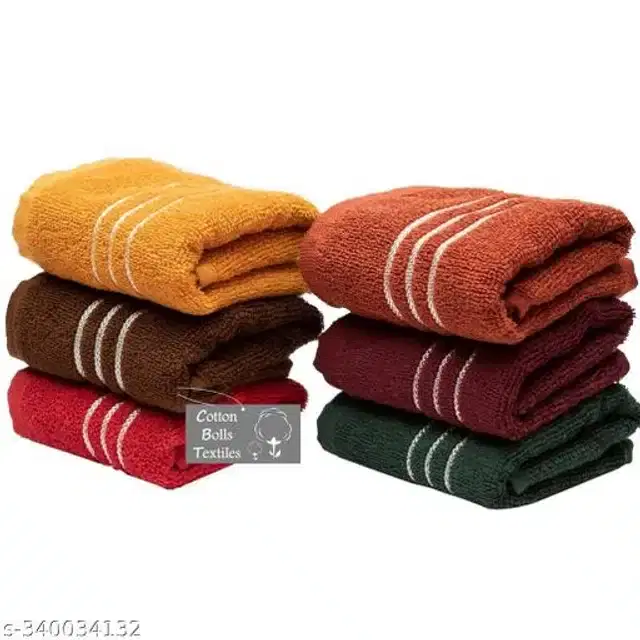 Cotton Kitchen Napkins, Multicolor, 30x45 cm, Pack of 6